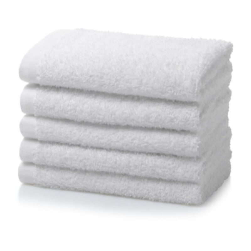 500 GSM white plain hand towels
